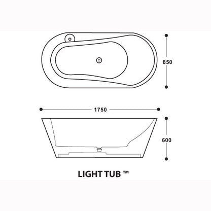 LIGHT TUB black